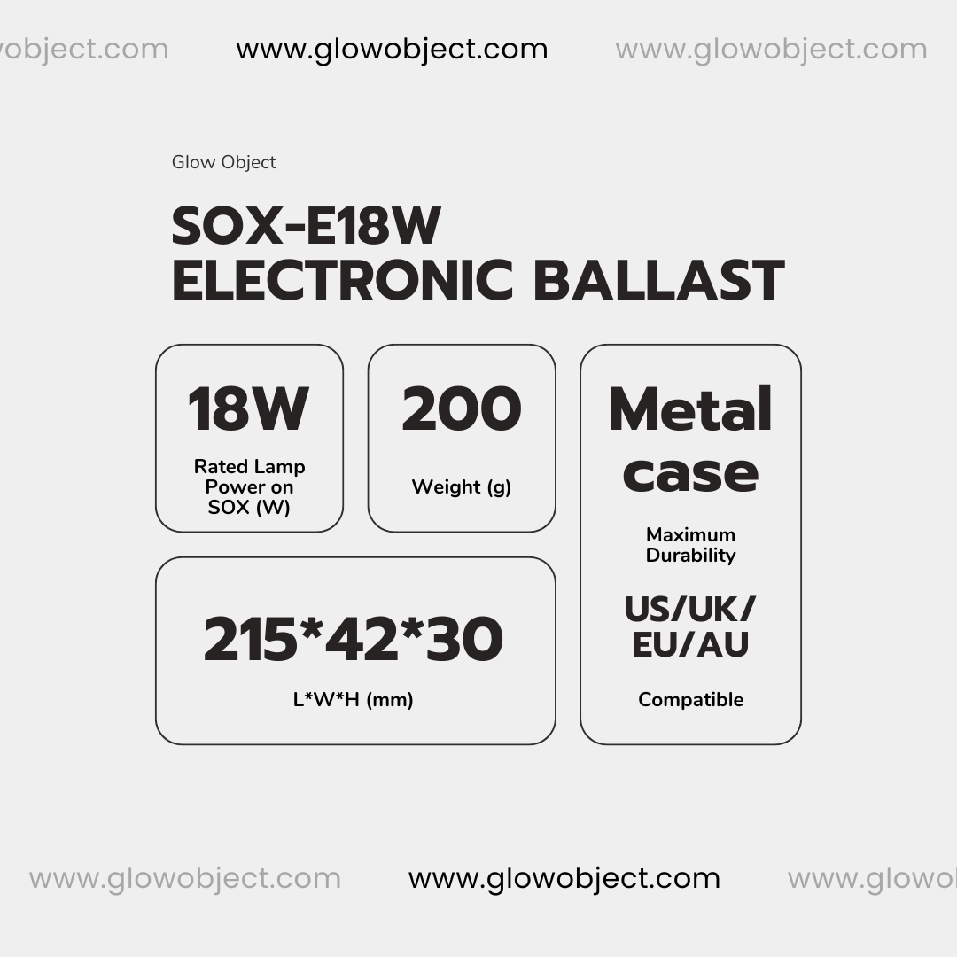 Electronic Ballast for SOX 18W