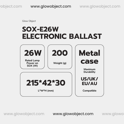 Electronic Ballast for SOX E26W