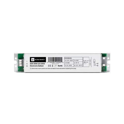 Glow Object SOX-35W Metal Electronic Ballast EXC0180S – 110-240V Universal for LPS Lamps