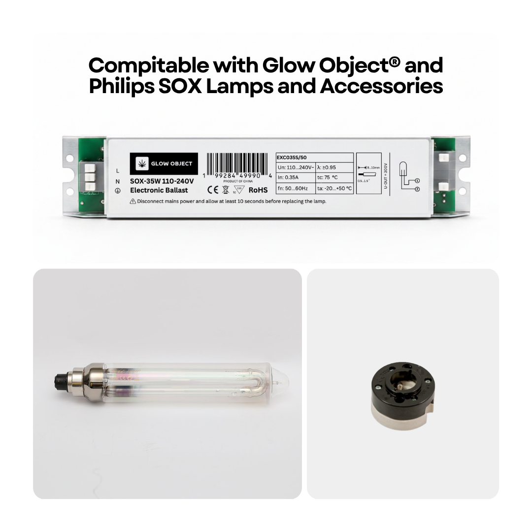 SOX-35W Electronic Ballast – Compatible with Glow Object and Philips SOX LPS Lamps and B22 Socket