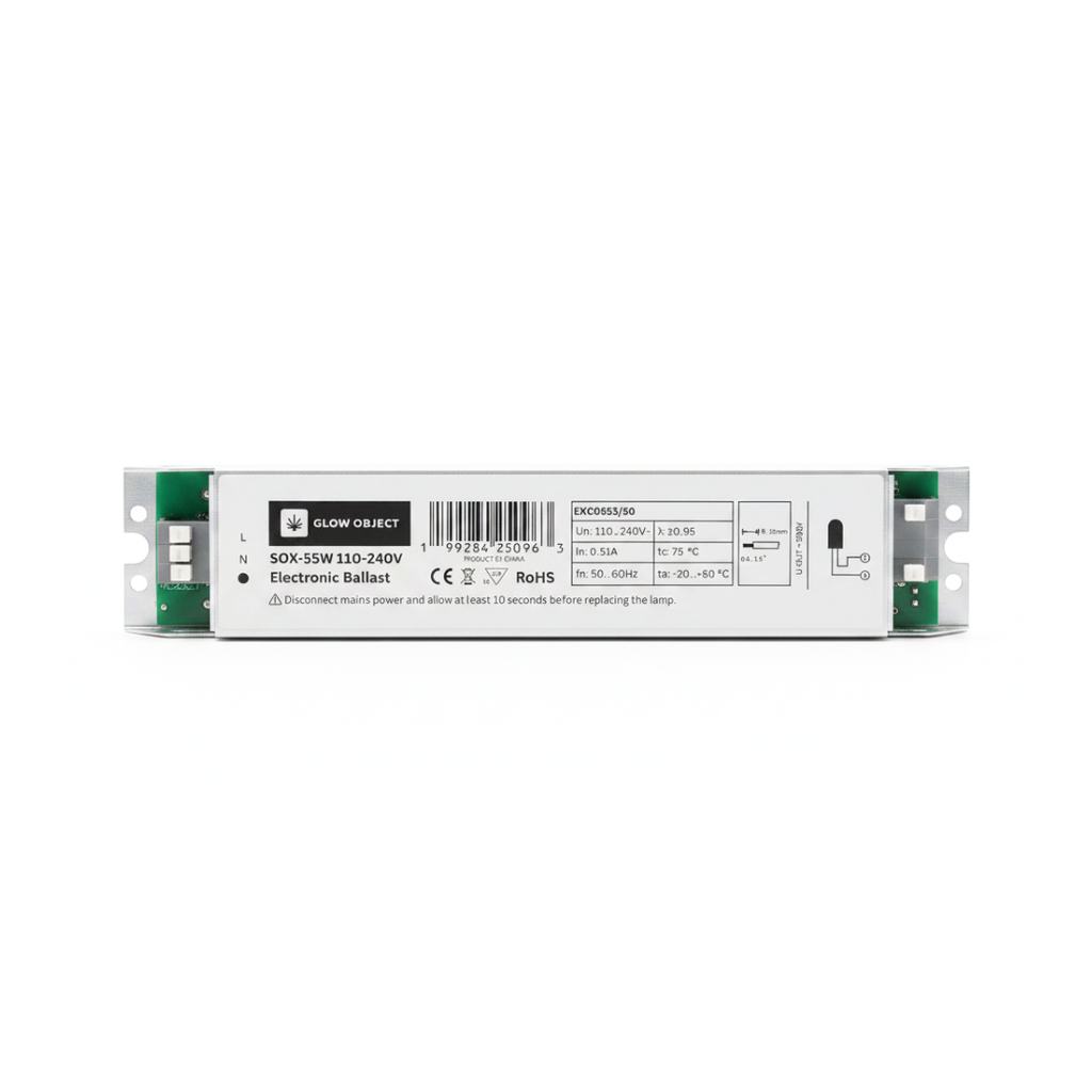 Glow Object SOX-55W Metal Electronic Ballast EXC055S – 110-240V Universal for LPS Lamps