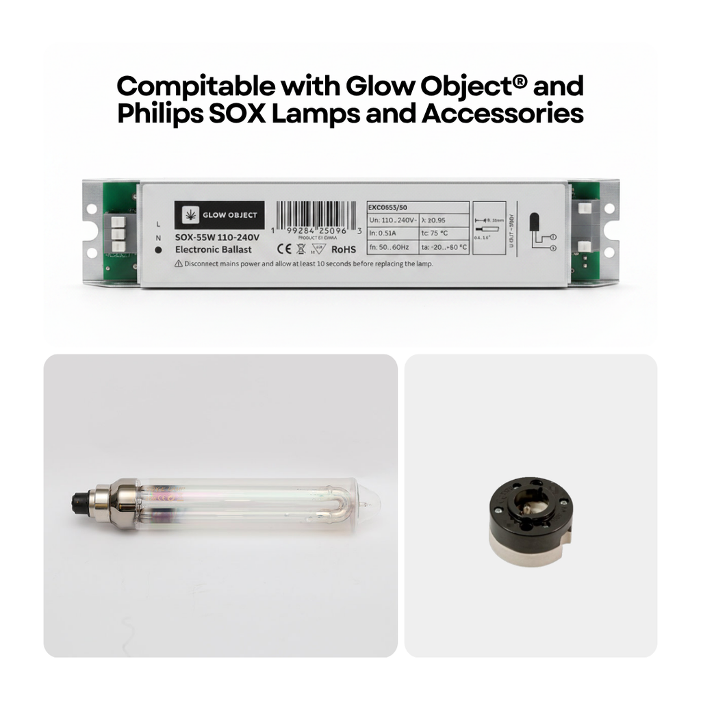 SOX-55W Electronic Ballast – Compatible with Glow Object and Philips SOX LPS Lamps and B22 Socket