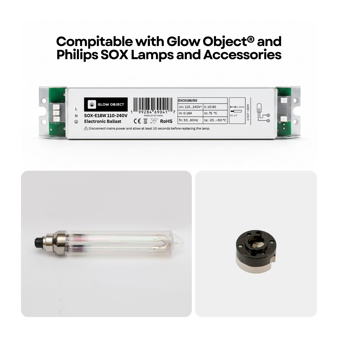 SOX-E80W Electronic Ballast – Compatible with Glow Object and Philips SOX LPS Lamps and B22 Socket